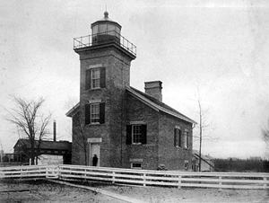 Ontonagon Lighthouse, circa 1887