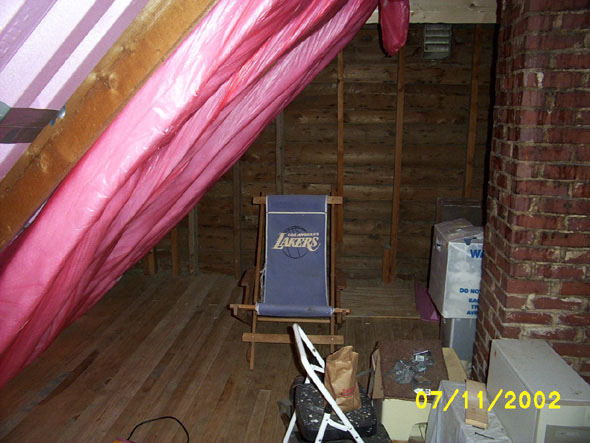 Nothing new has been done, other than to move an old Laker's chair, belonging to my step-daughter, but which my wife wanted out of the living room, although I like it.