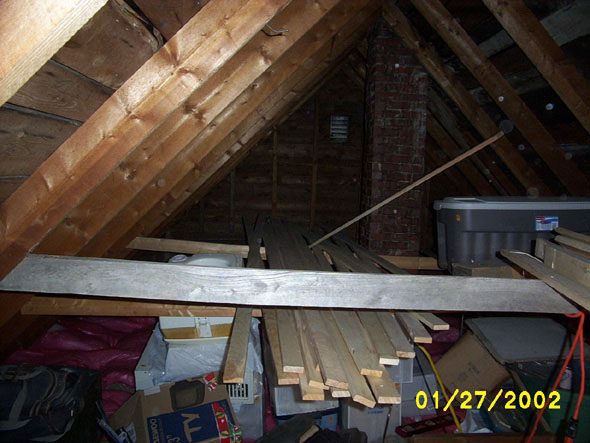 Although I had been told that wider boards would have been better, I felt that the standard 2-inch floor boards would be easier to work with.  I don't think I was wrong.  A selection of 8-foot, 12-foot, and 16-foot lengths minimized the amount of cutting that was necessary, and reduced the waste.