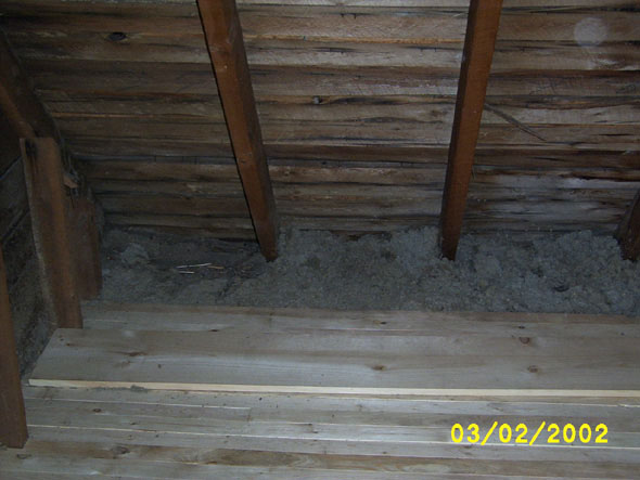All of this insulation will need to be dug out of the eaves.