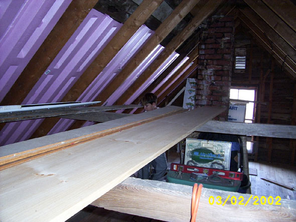 Just another view of the north side of the attic.