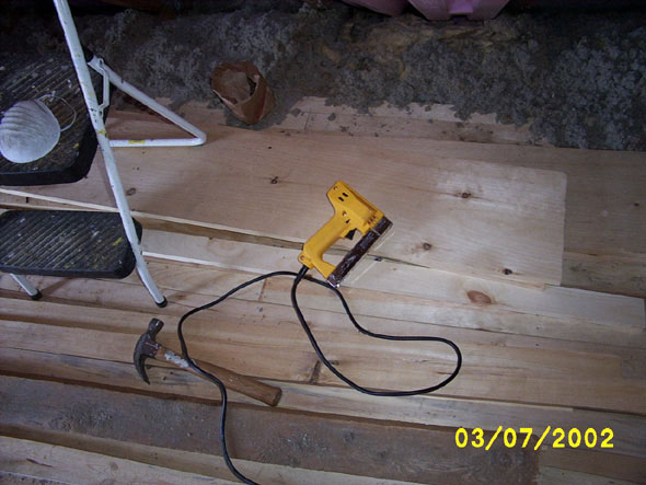 I'm glad I have a staple gun.