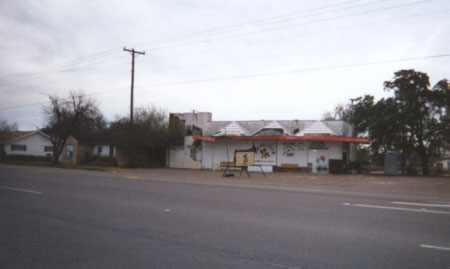 One of our political clubs, The Bee Club, meets at the location of a closed gas station.