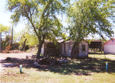 An old house located on Lackland and 4th Street.