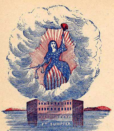 From an envelope of the era - Fort Sumpter