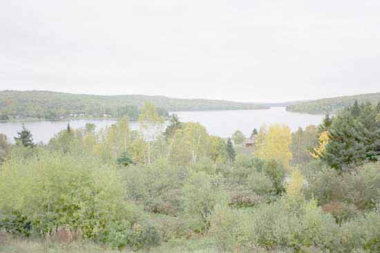 A view of Eagle Lake from the patio.