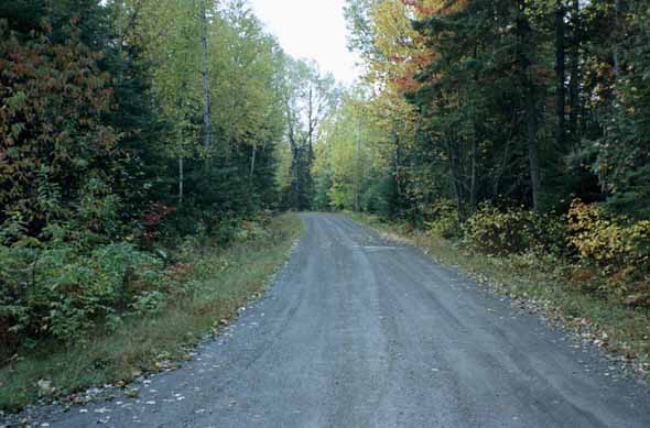 a view of Paisley Lane, off of the Lake Road to the southeast of Soldier Pond.