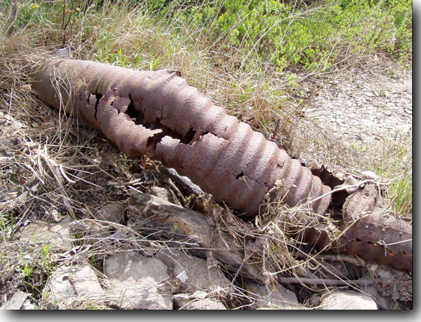Another rusted pipe.